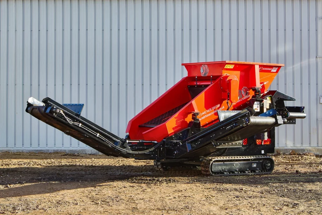 Une photo du crible "three way"